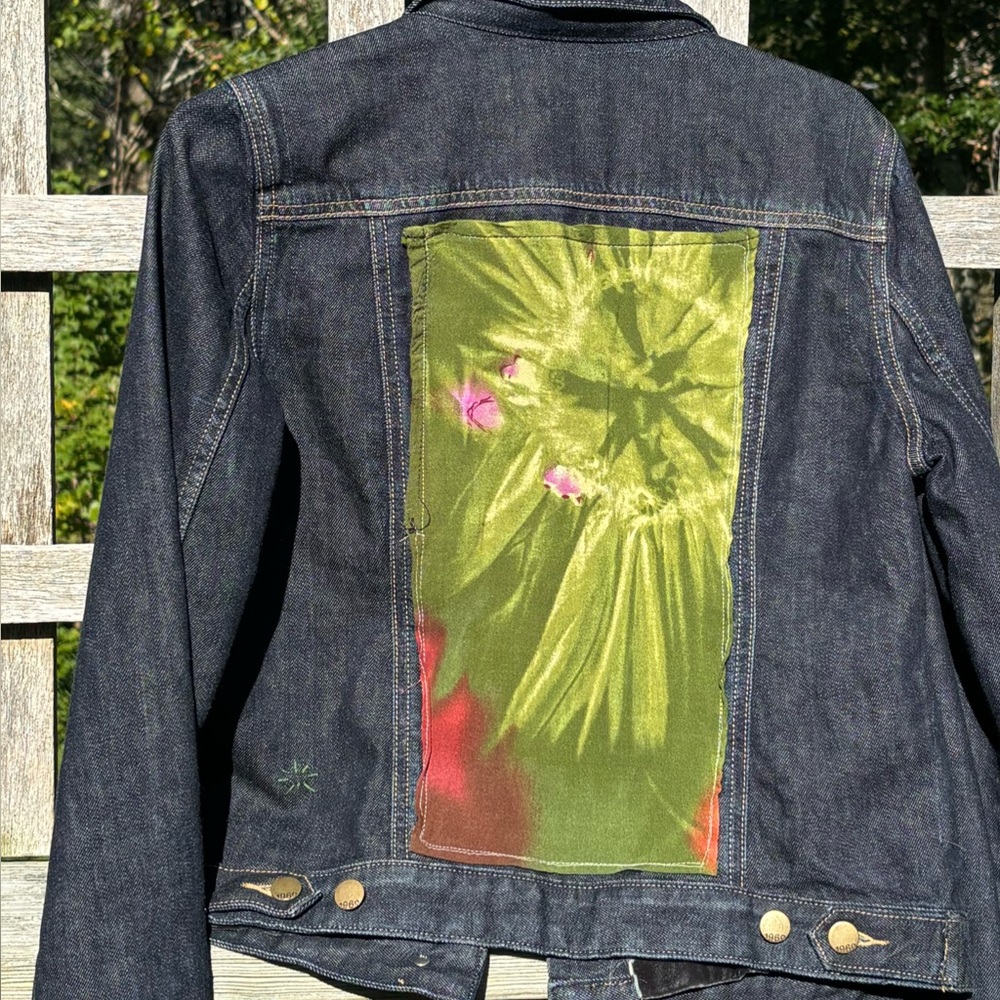 Upcycled jean jacket